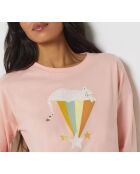 Korallenrotes T-Shirt von Prescylia