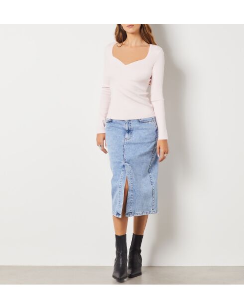 Maglione Cassia rosa cipria