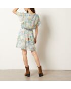 Pato jurk met print op witte achtergrond