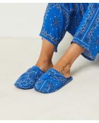 Mules jazzy de color azul real