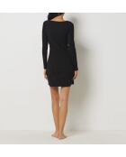 Big T Coly schwarzes Nachthemd