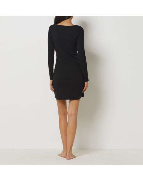 Big T Coly schwarzes Nachthemd