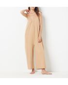 Combi-pantalon une pièce Kaya beige