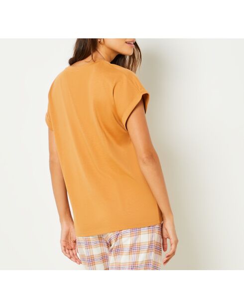 Braunes Ceinat-T-Shirt