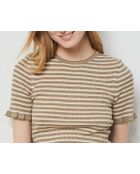 Olijfgestreepte kaneeltop