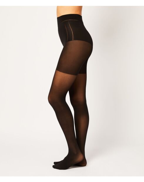 30D Triple Action zwarte panty