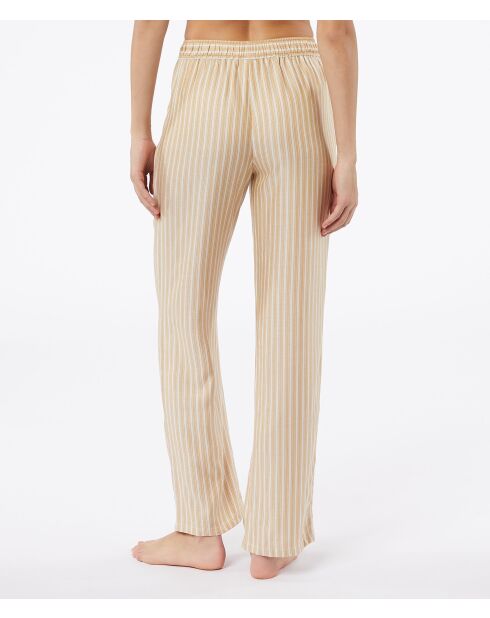 Saadi okerkleurige mosterdkleurige broek