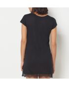 Camisón Big T Warm Day negro