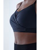 Sujetador negro con aros Adapt