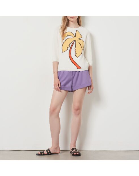 Ecru trui Carmen pap