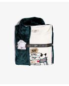 Pijama de tres piezas verde abeto Ventura