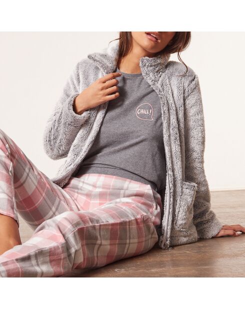 Pyjama trois pièces Rebecca Spe gris