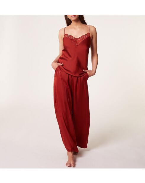 Caraco Sunflower bordeaux grenat