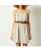 Mehrfarbiges Gaspardi-Kleid