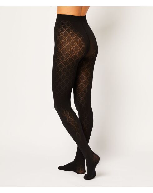 Calzamaglia nera Eya Graphique Carre