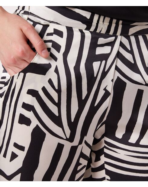 Jeezy schwarz-weiß bedruckte Hose