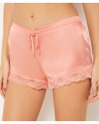 Milchige puderrosa Shorts