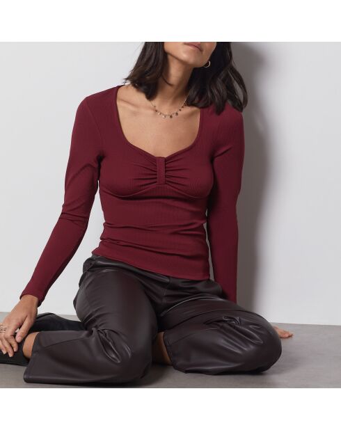 Burgundy A Arzur trui