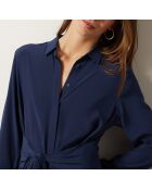 Marineblauwe jurk Amanda