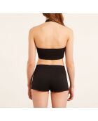 Debardeur Crop Croise noir