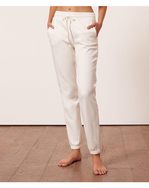 Ecrufarbene Hose Achile