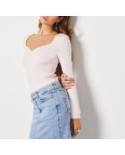 Maglione Cassia rosa cipria