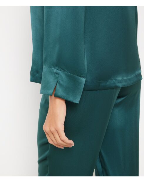 Camicia verde perlato