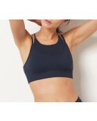 Sujetador con aros azul marino Eclipses