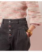 Antracietkleurige Daloon-broek