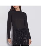 Chana schwarzer Rollkragenpullover