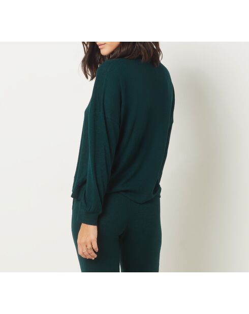 Sudadera verde abeto Jue