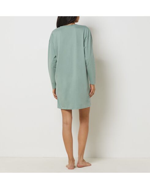 Big T Pomy Nilgrünes Nachthemd