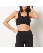 Caroline G schwarzer Bügel-BH