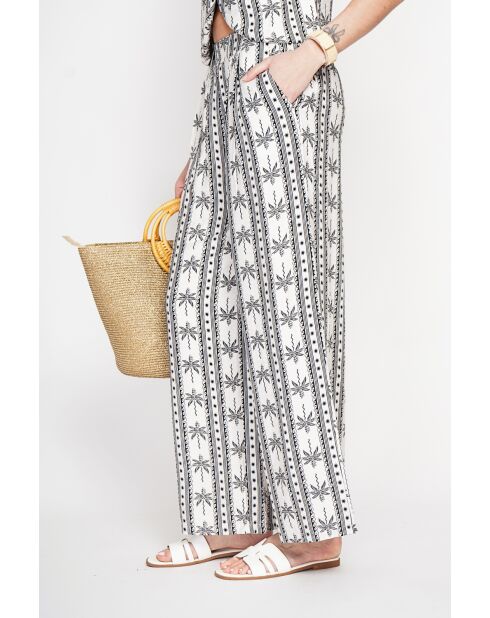 Pantalon Lois noir/blanc