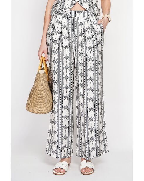 Pantalon Lois noir/blanc