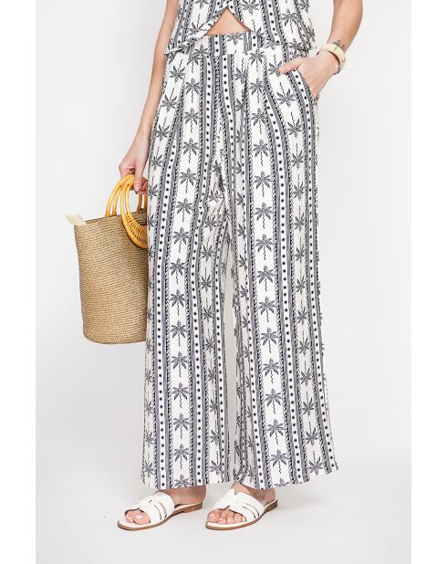 Pantalon Lois noir/blanc