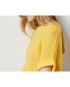 Maglione Crew giallo sole