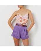 Canotta a canotta Felixa con stampa bianca