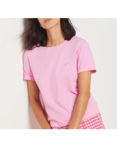 Rosafarbenes Jina T-Shirt