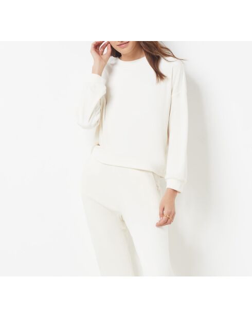 Ecru sweatshirt Dunkan