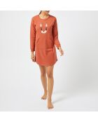 Camisón Big T Nance en ladrillo rojo