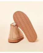 Botas de color rosa empolvado