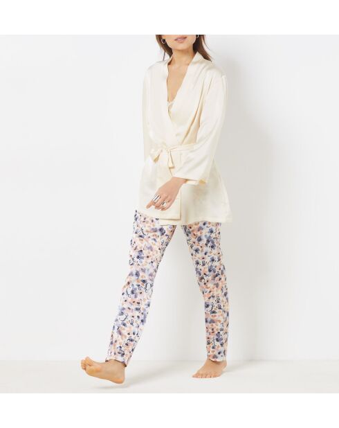 Pyjama trois pièces Jizzy écru