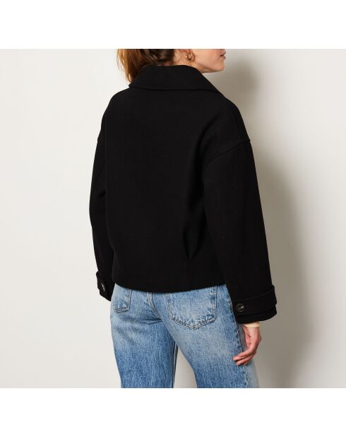 Manteau court Lora noir