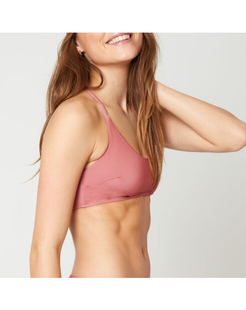 Reggiseno Naiades rosa cipria senza ferretto e senza scocca