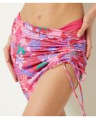 Verso b rok met roze achtergrondprint