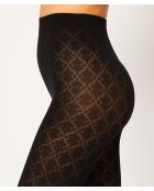 Calzamaglia nera Eya Graphique Carre