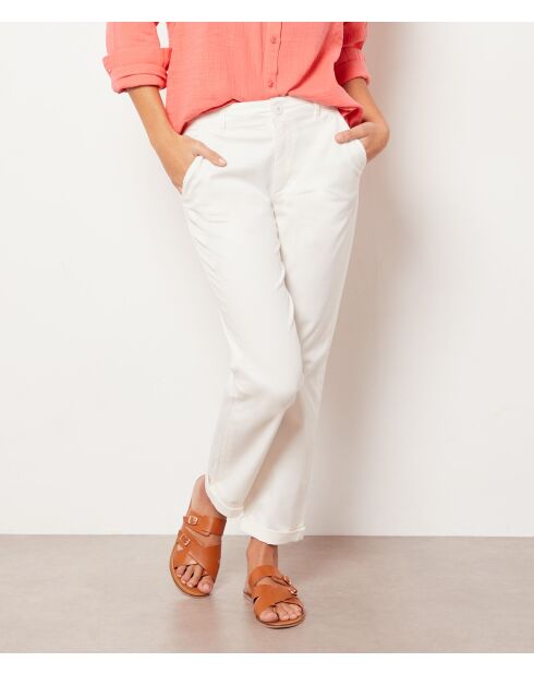 Pantalon Chino écru