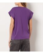 Joss V paars t-shirt