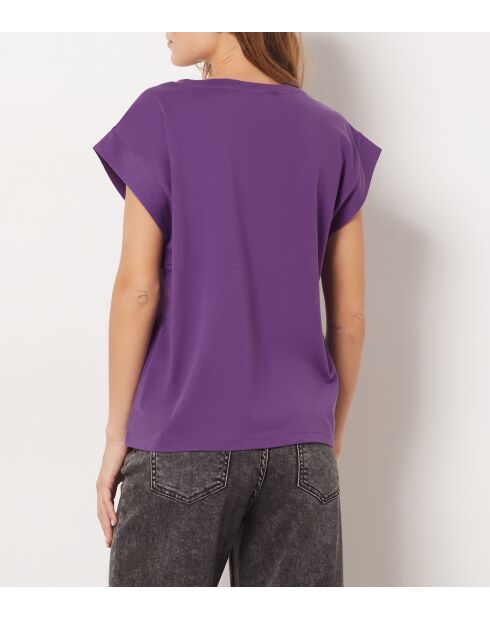 Joss V paars t-shirt